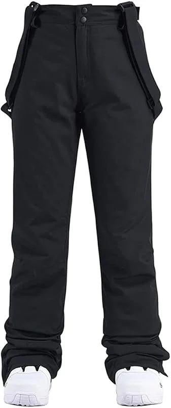 Pantalon de ski épais et chaud pour homme et femme avec bretelles - Pantalon de snowboard — Vetements ski