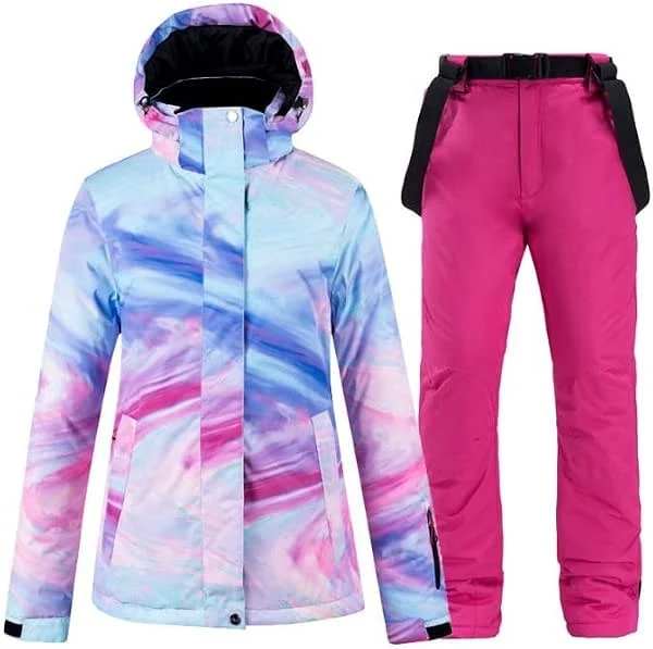 CMSW10B Combinaison de ski coupe-vent pour femme 2 pièces — Vetements ski