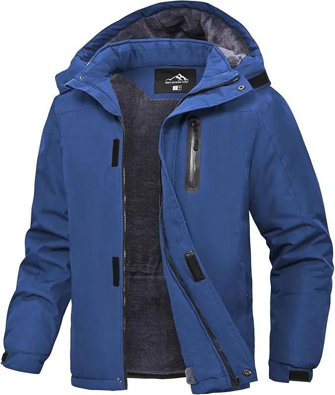 Homme Veste D'hiver Imperméable et Coupe-Vent Blouson de Ski — Vetements ski