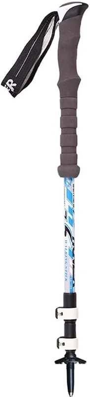 Télescopique Bâtons De Marche Bâtons De Trekking Léger Tube en Fibre De Carbone Télescopiques Réglable Poignée Eva pour Trekking — Equipement ski