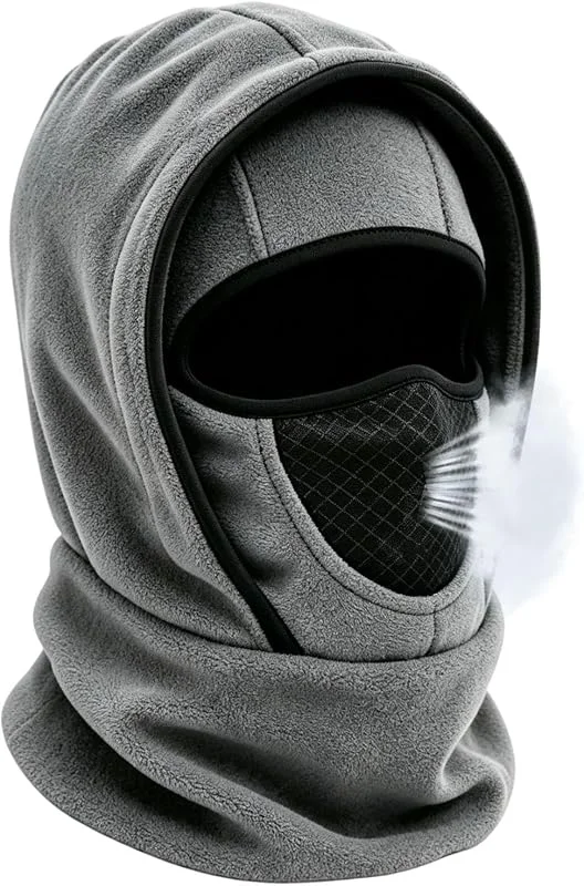 Tour de cou d'hiver Coupe-Vent Polaire Doublure Casque Cagoule de Ski pour — Vetements ski