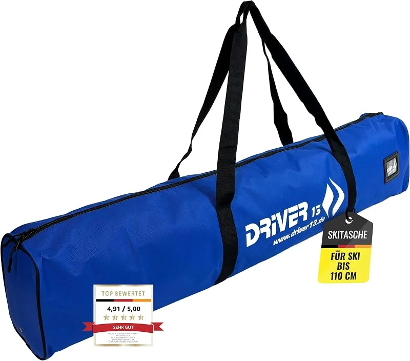 Driver13 Sacs à Skis pour Enfants Sacs à Skis 120 cm Enfant en Allemagne Designed (Bleu) — Equipement ski