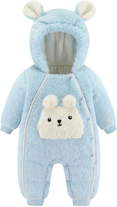 Combinaisons De Neige Bébé Garçon Fille Manteaux Et Blousons Bebe Coupe-Vent Capuche Polaire Vêtements D'Extérieur Combinaison Pour Garçons Filles Combinaison Bebe Hiver — Vetements ski