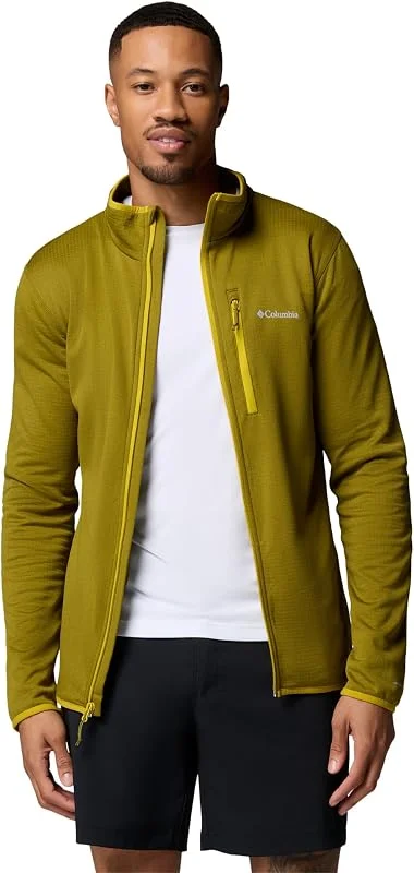 Columbia Essential Hike Grid Fleece Full Zip, Veste Polaire Entièrement Zippée pour Homme — Vetements ski