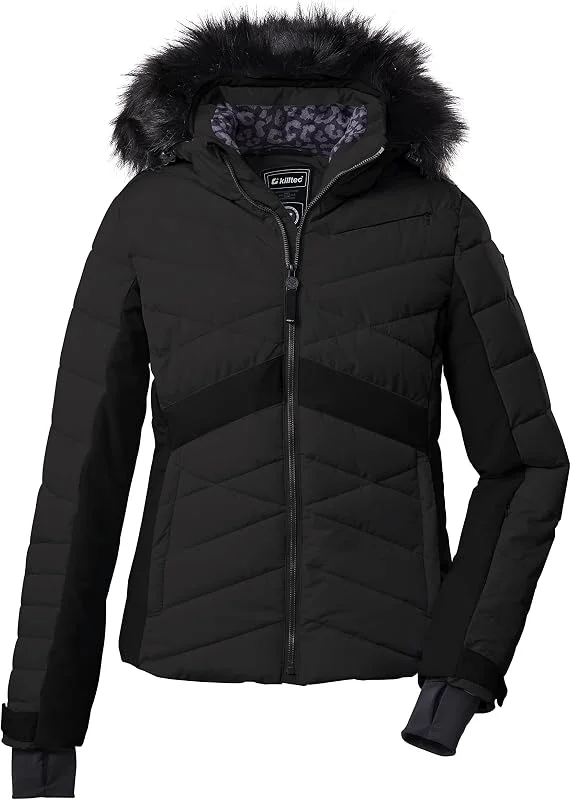 Killtec Ksw 210 Wmn Ski Qltd Jckt Veste, veste de ski en duvet avec capuche amovible et pare-neige Homme — Vetements ski
