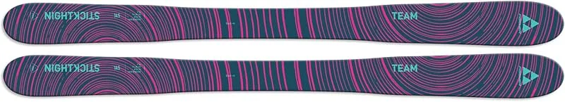 Fischer NIGHTSTICK Team Skis Freestyle pour Enfants 145 cm Twin-Tip Noir — Equipement ski