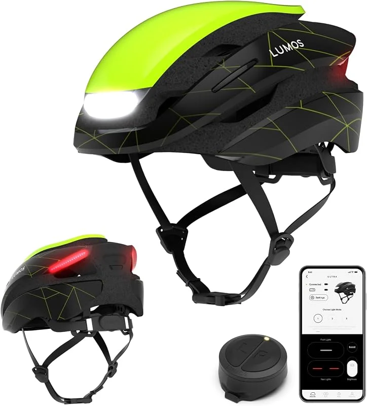 Lumos Casque Ultra Smart, Casque de vélo, Feux Avant et arrière (LED), Clignotants, Feux Stop, Connexion Bluetooth, Adultes: Homme, Femme — Equipement ski