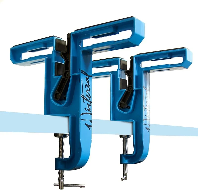 Winterial Étau Winterial Pour Ski Et Snowboard, Set De 2 Pour Entretien, Réparation Et Fartage, Étau Réglable Positions Horizontales Et Verticales, Supports En Caoutchouc, Idéal Pour Skis Et Snowboards — Equipement ski
