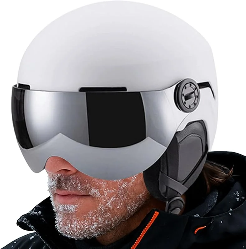 Casque de snowboard - Chapeau absorbant les chocs avec lunettes de sécurité, Casque de snowboard coupe-vent d'hiver - Conçu pour hommes, jeunes, adultes, skieurs, snowboarders, descente, complexe — Equipement ski
