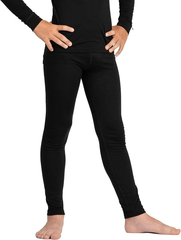 menique Legging pour enfant en laine mérinos bio 160 g, m² — Vetements ski