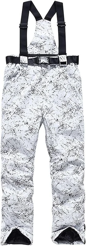 HUIOP Pantalon de Neige Femme Pantalon de Ski imperméable Sports d'hiver en Plein air, Pantalons de Neige Hommes — Vetements ski