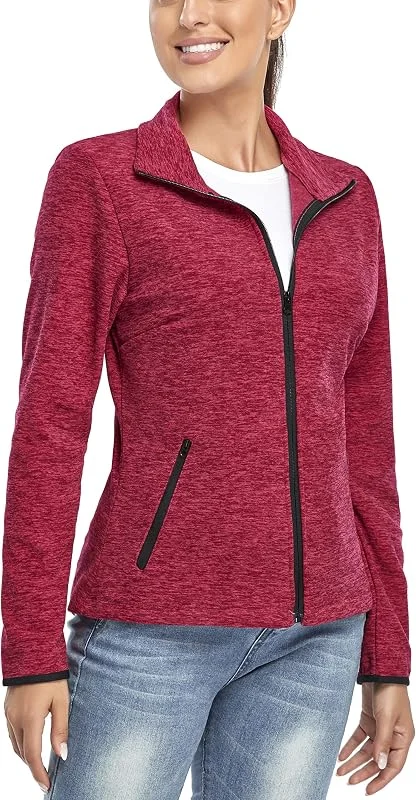 Soneven Veste Polaire Zippé Femme, Veste Polaire Femme Hiver Chaude Blousons Randonnée Femme à Capuche Molletonnée Légère Grande Taille pour Sports Running Outdoor Ski — Vetements ski