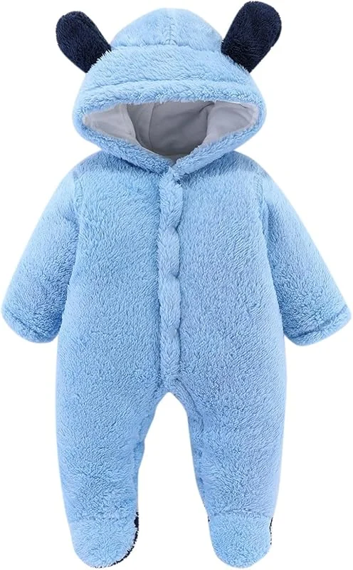Combinaison De Neige Bébé Manteau Polaire Dinosaures Hiver Bébé Fille Garçon Rembourré À Capuche Bébé Combinaison Avec Bordure De Fourrure Détachable Combinaison Ski Enfant Fille — Vetements ski