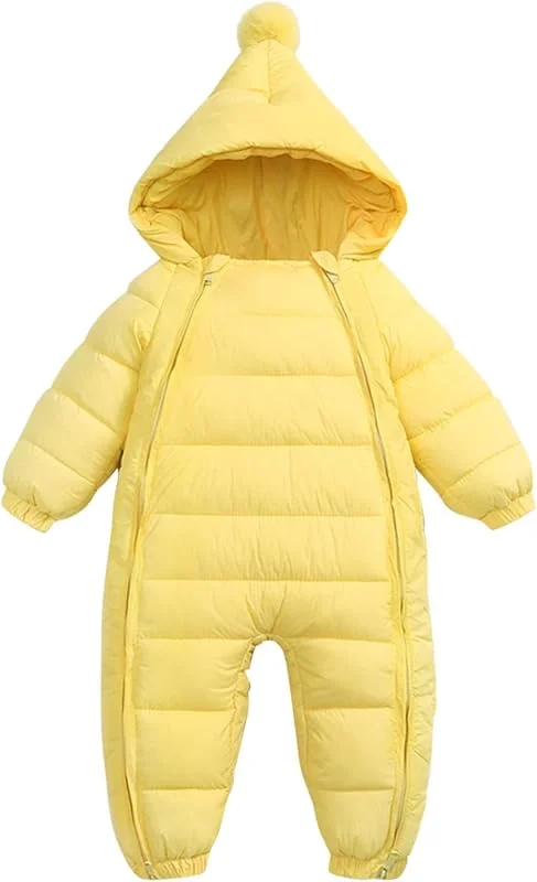 Bébé Combinaison De Neige Combinaison Manteau D'Hiver À Manches Longues Jumpsuit Plein Air Imprimé Mignons - 0-36 Mois Combinaison Vestes De Ski Garçons Combinaison Ski Enfant — Vetements ski