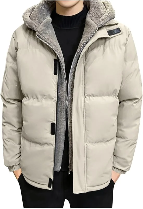 Veste De Pluie Homme, Blouson Camouflage Homme Blouson En Pu Capuche Amovible Veste De Texture Mate Manteau Homme Hiver Laine Doudoune Hommes Blouson Hommes Léger Veste Sherpa Homme — Vetements ski