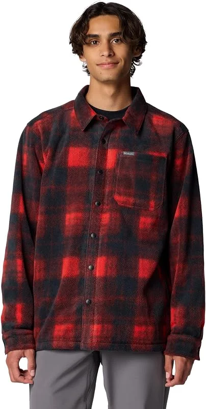 Columbia Steens Mountain Printed Shirt Jacket II Blouson de Polyester molletonné Homme (Lot de 1) — Vetements ski