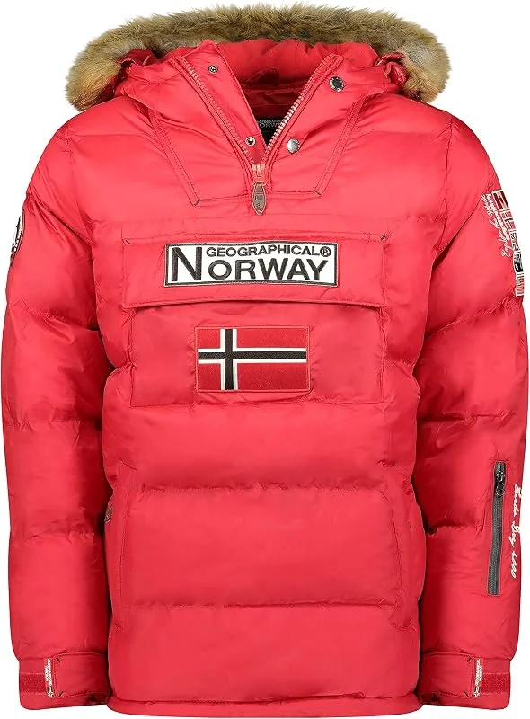 Geographical Norway Boker Veste Homme Boker ORANGE XL Homme — Vetements ski