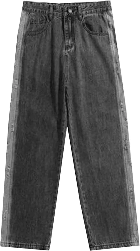 Hommes Loose Hip Hop Taille Haute Skateboard Streetwear DéContracté Droite Vintage Pantalons Skateboard Loose Workload Pantalons — Vetements ski