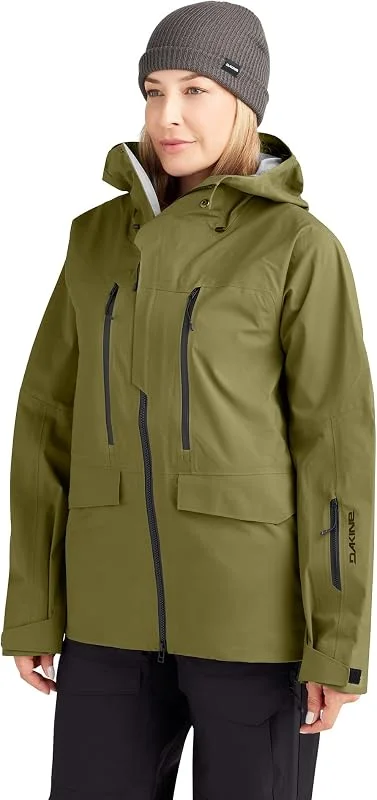 Dakine Women's Sender Gore-Tex 3-Layer Ski, Snowboard Winter Jacket, Earth Green, Large — Vetements ski