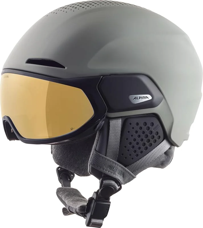 Alpina Alto Q-Lite Helm 2025 Moon, Grey Matt — Equipement ski