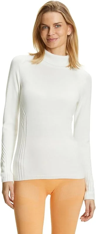 FALKE Ski Roll Neck W PU Laine Fil Fonctionnel Séchage Rapide 1 Pièce Pull-Over Femme (Lot de 1) — Equipement ski