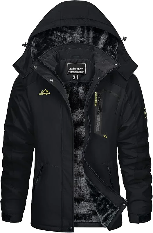 KEFITEVD Veste Ski Femme Manteau Imperméable Coupe-Vent Chaude Hiver Vest — Vetements ski
