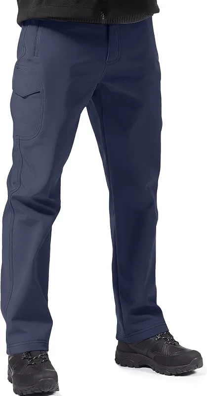 FREE SOLDIER Pantalon Ski Homme Pantalon de Randonnée Chaud d'hiver Pantalon de Chasse Imperméable Pantalon d'extérieur en Softshell Doublé de Molleton — Vetements ski