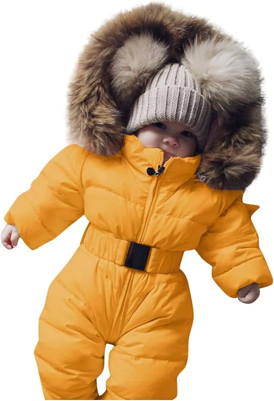 Bébé Combinaison De Neige Hiver Pull Manteaux Hiver Épais Chaud À Capuche Bébé Garçon Fille 0-18 Mois Combinaison De Neige Chaude À Capuche Pour Nouveau-Né Combinaison Bebe Hiver — Vetements ski