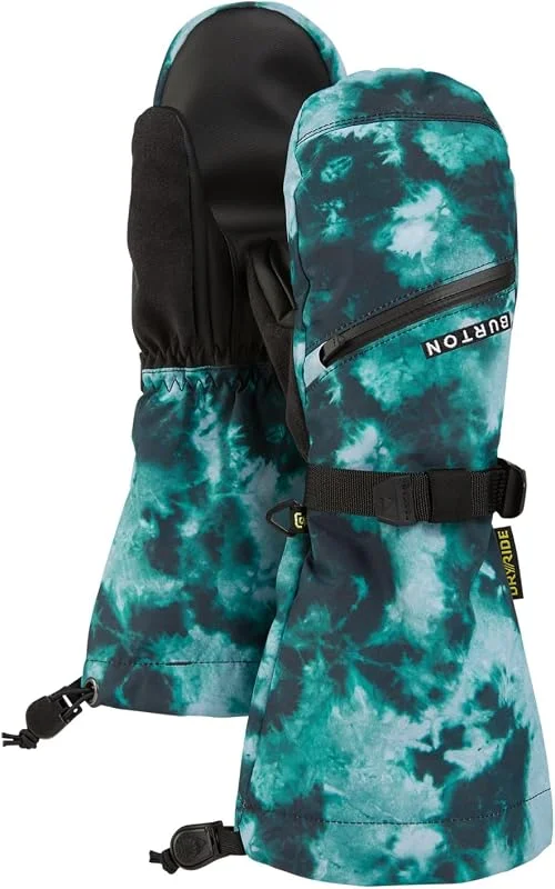 Burton - Moufles De Ski, Snow Kids' Vent Crumple Dye Garçon - Vert — Vetements ski