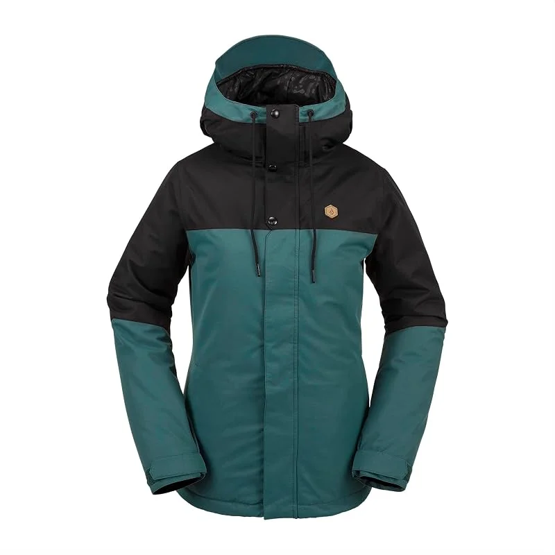 Volcom Bolt Insulated Snowboard Ski Winter Hooded Jacket Veste de neige Femme (lot de 1) — Vetements ski
