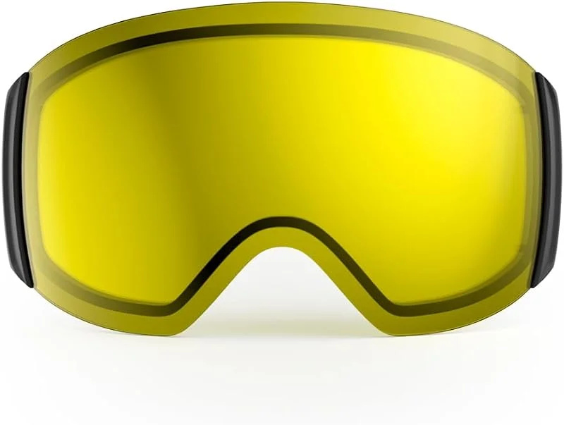 JUBAO Lunettes de ski anti-buée SlideVent avec ventilation push-out OTG magnétique pour homme et femme — Equipement ski
