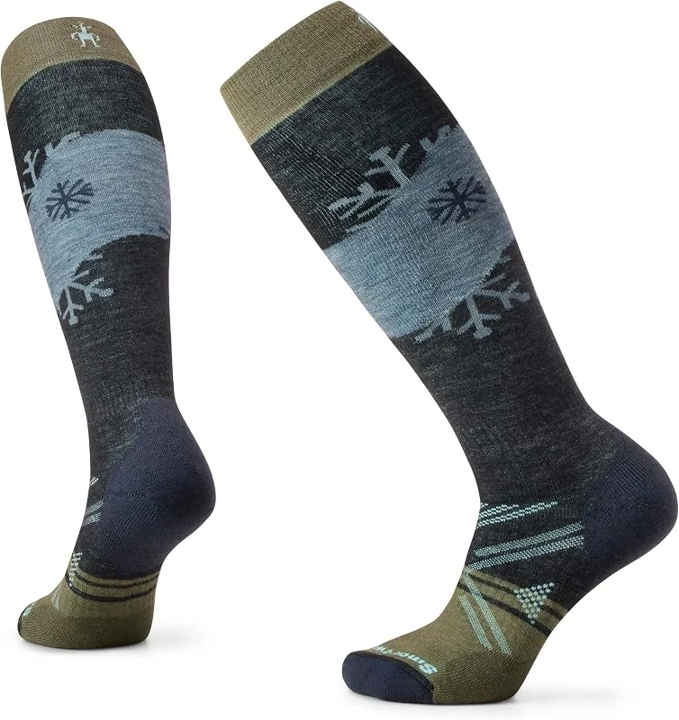 Smartwool Women's Ski Full Cushion Snowpocalypse Pattern Otc Socks Chaussettes de ski à coussin complet pour femmes, motif Snowpocalypse OTC Femme — Vetements ski