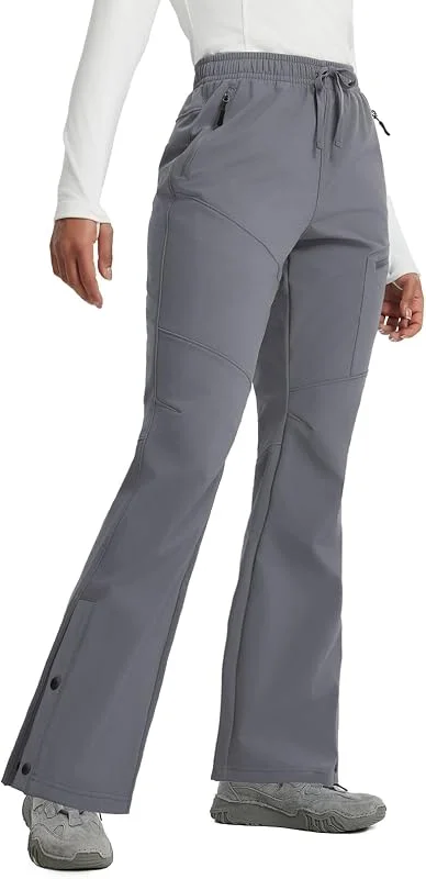 baleaf Pantalon de randonnée thermique pour femme - Pantalon softshell - Imperméable - Coupe-vent - Pantalon d'extérieur - Pantalon de ski - Pantalon de ski d'hiver — Vetements ski