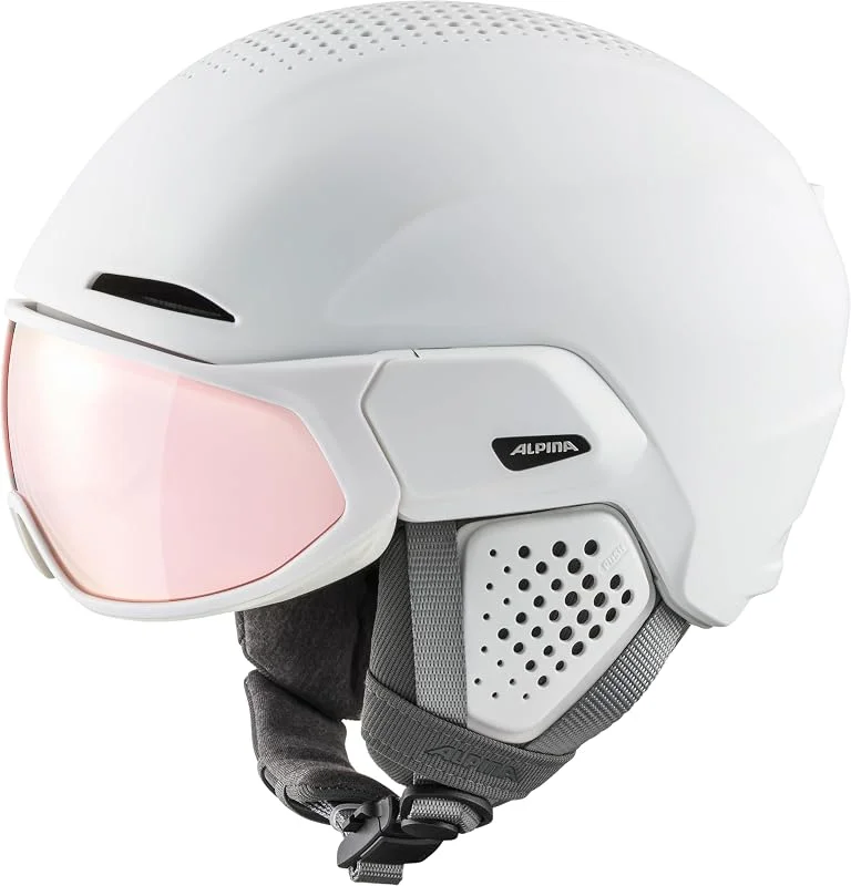ALPINA Unisexe - Adultes, ORO QV MIPS Casque de Ski, White Matt, 51-55 cm — Equipement ski