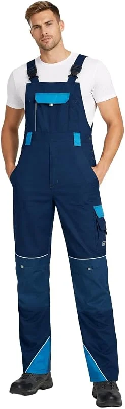 BWOLF Brave Salopette de travail pour homme avec poches latérales multifonctionnelles, poches arrières renforcées en polyester 600D — Vetements ski