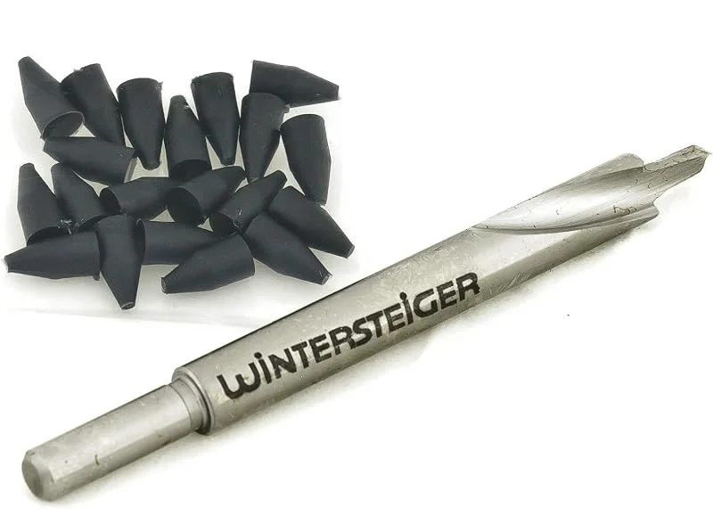 Wintersteiger Foret de Montage de Fixation de Skis - Forets de Fixation pour Fixation de Skis, Accessoires pour Fixer Les Fixations sur Skis, Comprend 25 Bouchons de Fixation pour Fermer Les Trous — Equipement ski