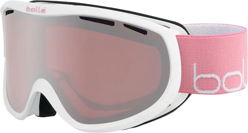 Bollé - Sierra - Masque de Ski Femme Adulte – Petite-Moyenne – Lunettes de Ski Anti-buée, Protection UV, Confort et Large Champ de Vision — Equipement ski