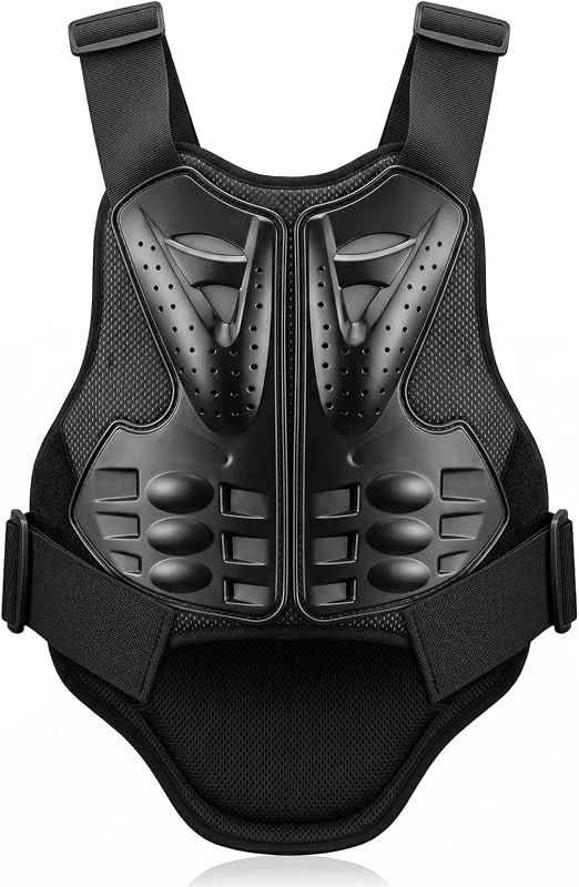 Gilet Protection Moto Homme, Veste Armure Moto Blouson, Protection Equipement de Moto Cross Scooter VTT Cyclisme Ski Skateboard — Vetements ski