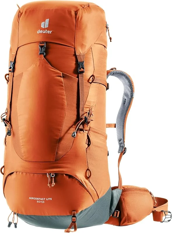 deuter Aircontact Lite 50 + 10 Sac à dos de trekking léger — Equipement ski
