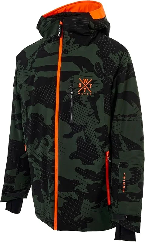 WATTS 1 Sregular WK611 Veste technique de ski, Snowboard pour homme — Vetements ski