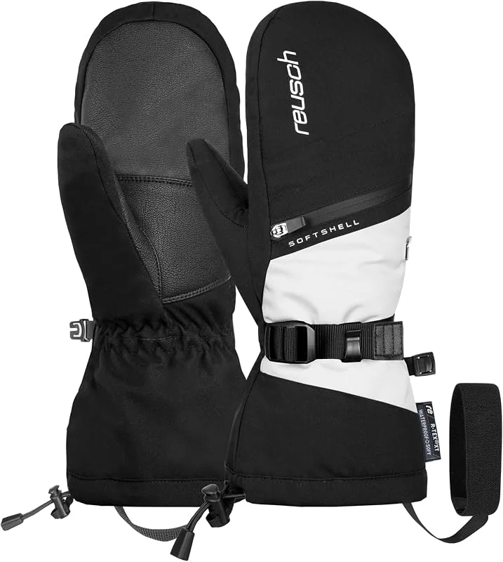 Reusch Moufles de Ski Femmes, Chaudes et imperméables avec Manchette Longue — Vetements ski