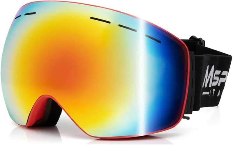 Masque ski double lentille, Lunettes de Ski Snowboard Homme, Femme Protection UV400 Anti buée — Equipement ski