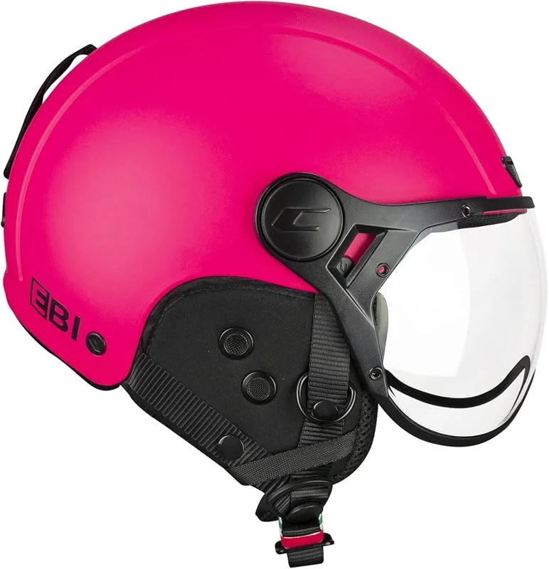 CGM EBI Casque de Ski Unisexe pour Adulte, Rose Fluo Mat, XL (60 cm) — Equipement ski