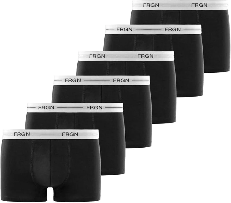 FREEGUN Caleçon Boxer Homme Coton, Lot de 6 — Vetements ski