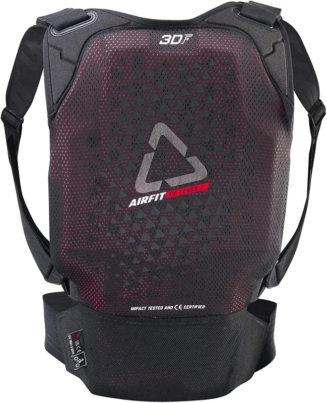 Leatt Black Back Protector 3DF AirFit Evo S, M, 5026011010 — Equipement ski