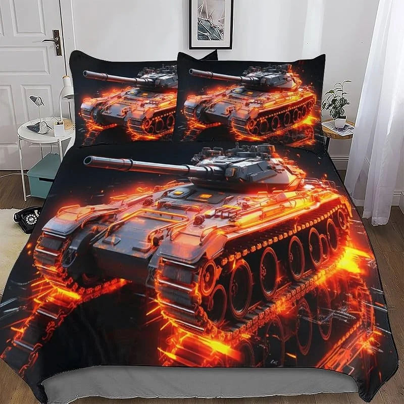 Aquarium Housse Couette 3 Pièces Housse De Couette Microfibre avec Taie d'oreiller pour Enfants Adultes Ensemble De Literie Double (200x200cm) — Equipement ski