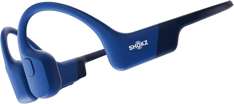 SHOKZ OpenRun Casque à Conduction osseuse, 8 h d’autonomie - Bleu — Vetements ski