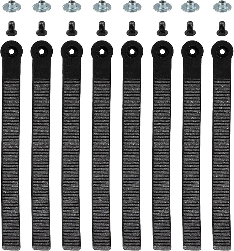 Lot de 8 Attacchi Snowboard, Sangles d'Échelle de Snowboard Sangles de Snowboard pour Fixations Sangles de Fixation de Snowboard de Remplacement pour Snowboard — Equipement ski