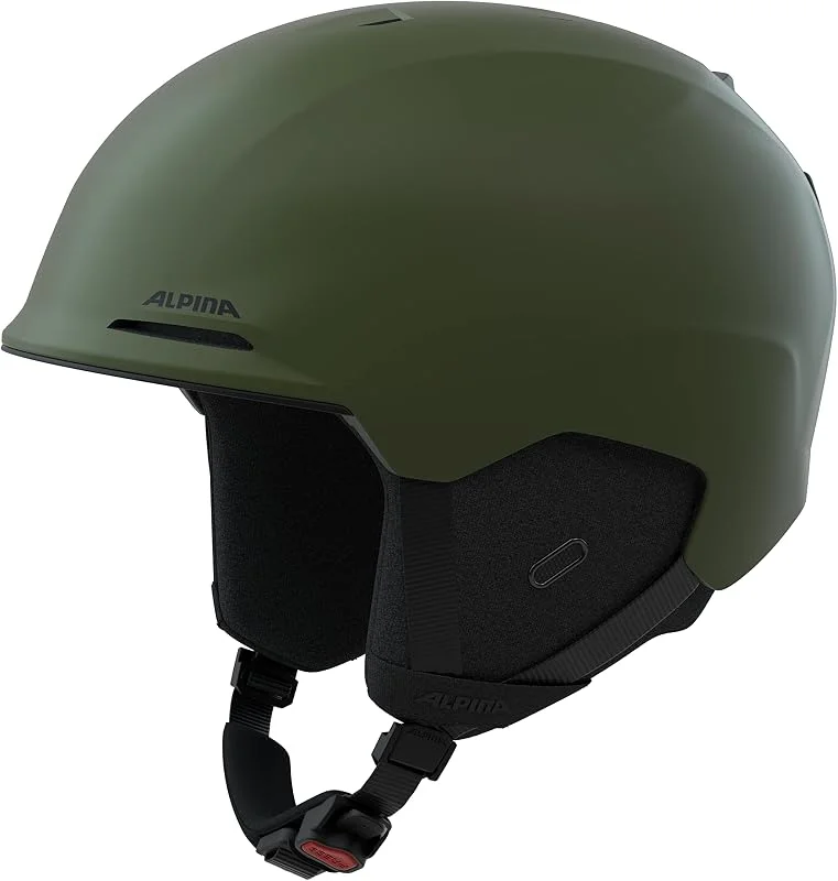 Alpina BRIX Helm 2024 Olive Matt — Equipement ski