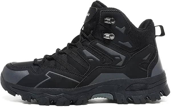 Chaussures d'alpinisme Montantes pour Couple, Chaussures De Voyage, De Randonnée, De Ski De Fond, Imperméables, Décontractées, pour Femmes, Chaussures De Sport Antid, Black, 5.5 UK — Equipement ski